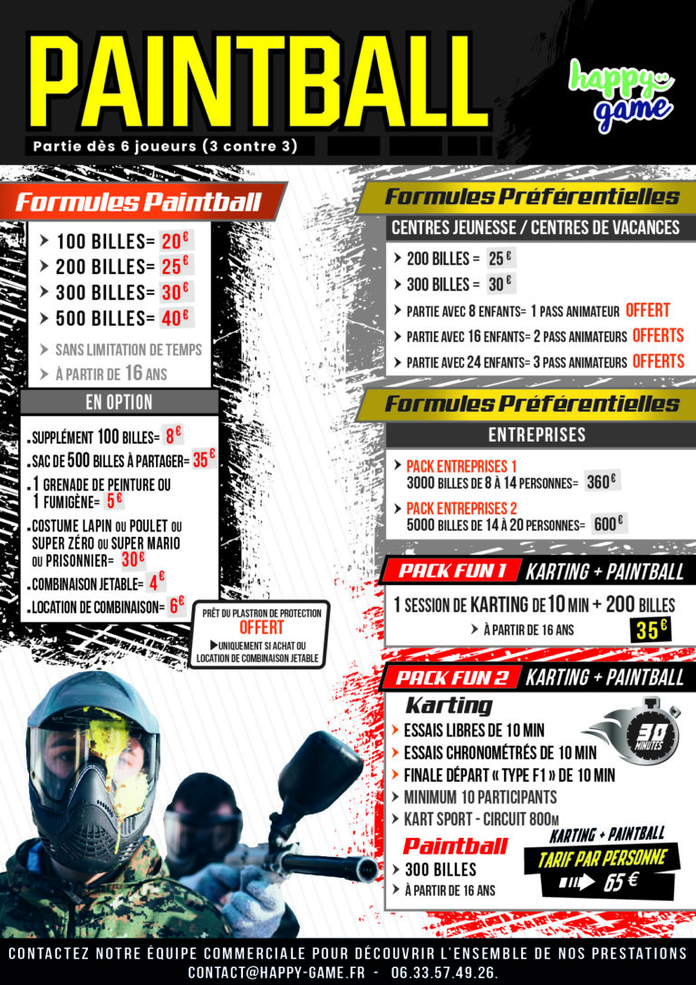 Paintball à Plessé, entre Rennes et Nantes, des moments uniques